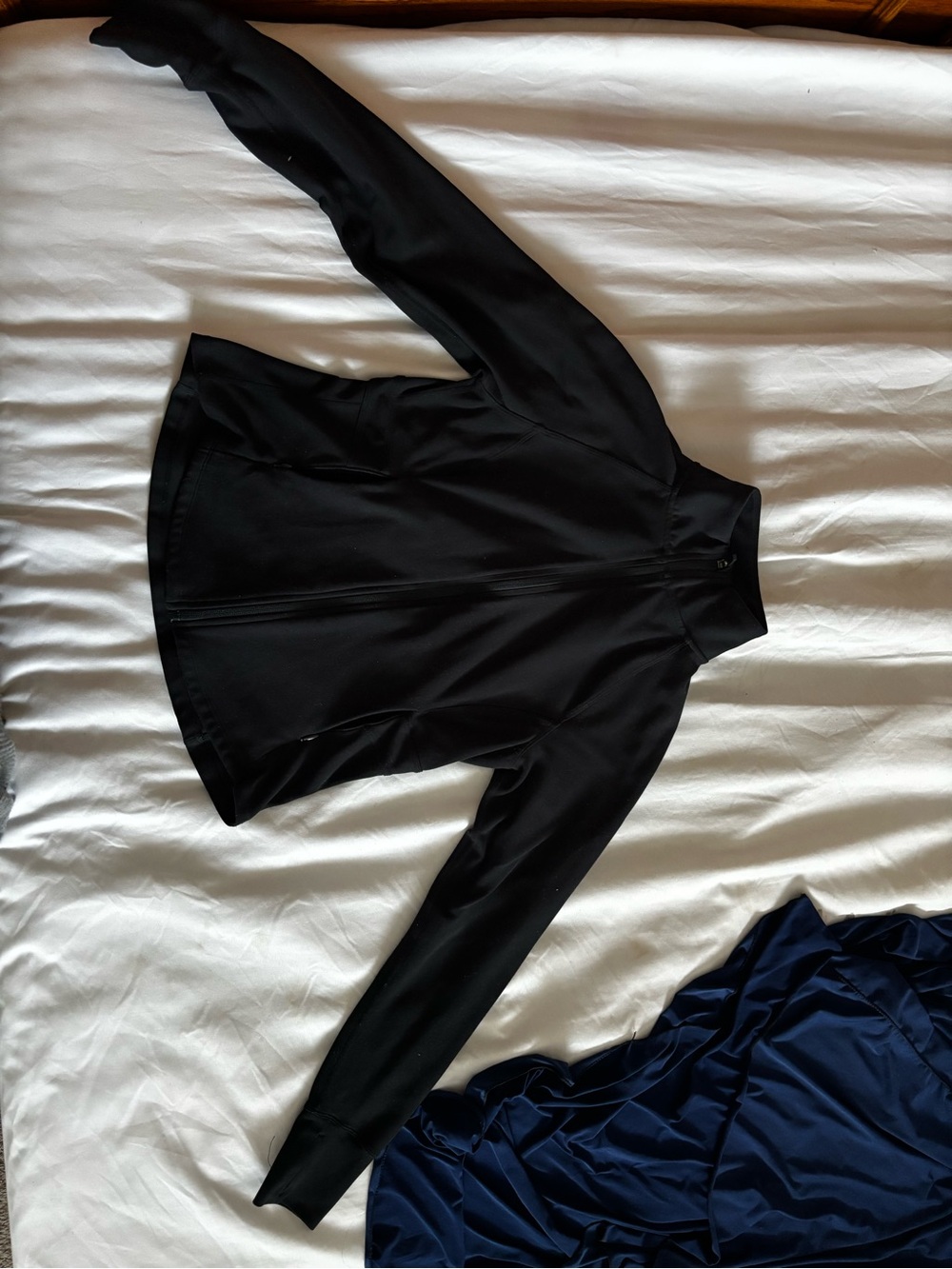 Jockey Black Zip-Front Athletic Jacket